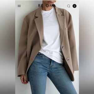 Re Ona Oversized Joey Blazer Small